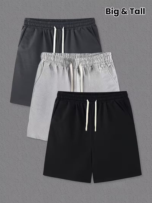 3er-Pack Herren Sommer-Shorts – Bequeme und Elastisch