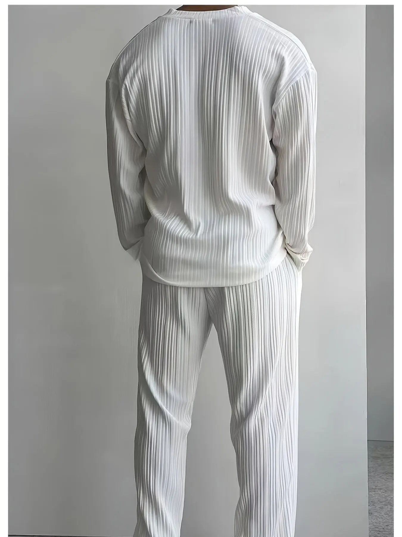 AURÉLIA Herren Eleganter Strandanzug (Langarmshirt + Hose) Dropshipman