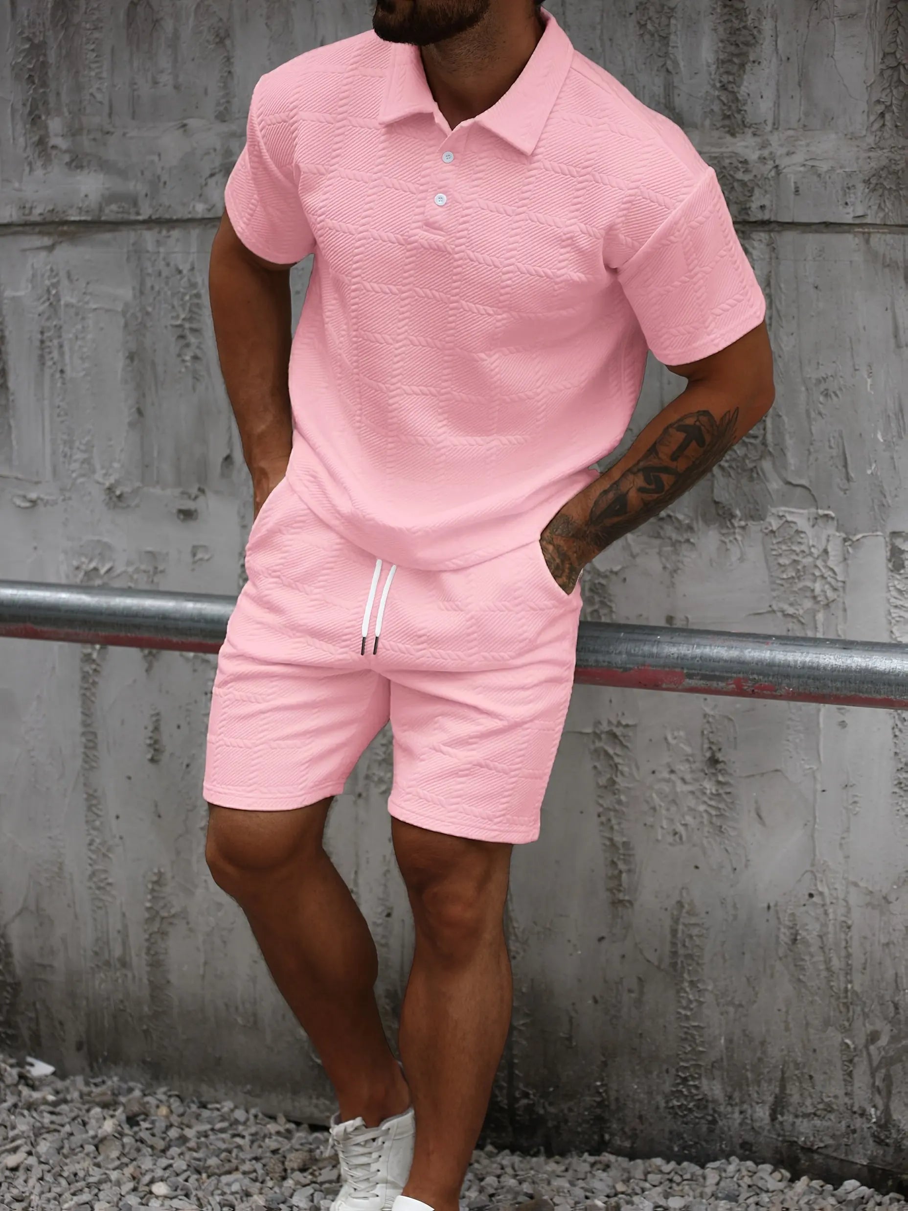 AURÉLIA Herren Short + Shirt Set - Lässig & Komfortabel Dropshipman