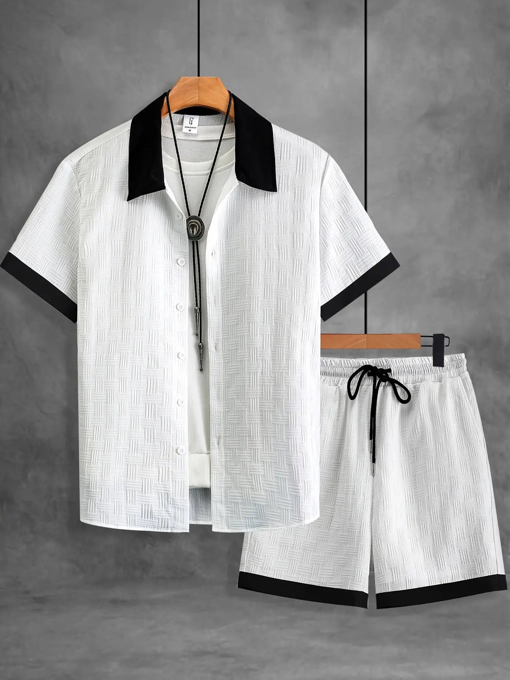 AURÉLIA Herren Sommeranzug (Kurzarmhemd + Hose) Dropshipman