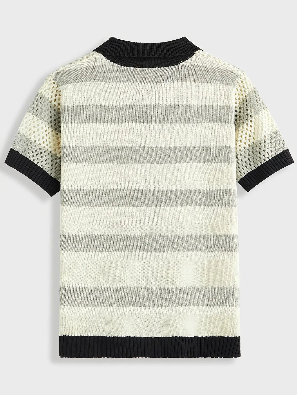 AURÉLIA Herren Strickjacke - Kurzarm, Atmungsaktiver Pullover Dropshipman