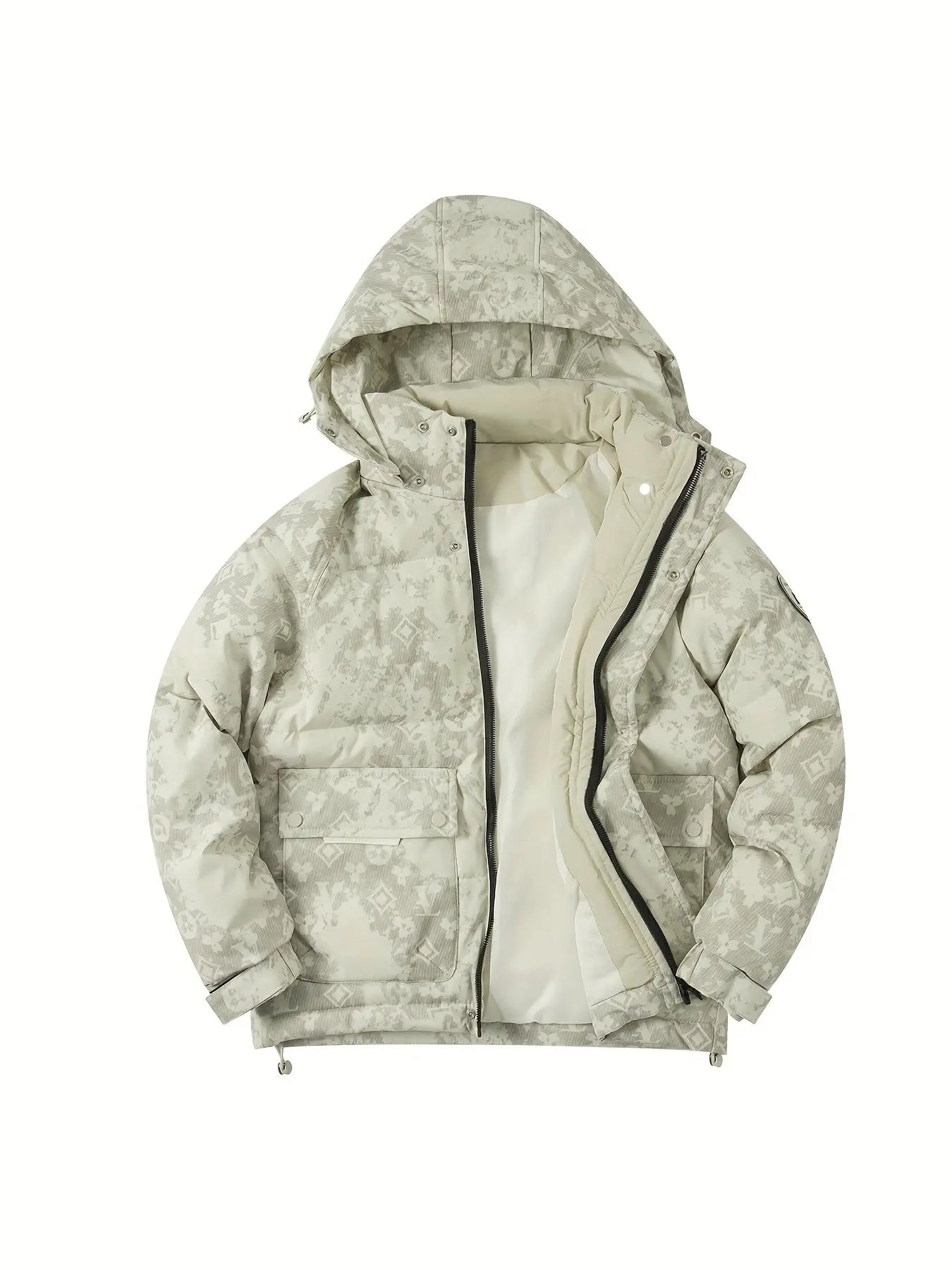 AURÉLIA  Herren Winterjacke Vollreißverschluss - mit abnehmbarer Kapuze Dropshipman