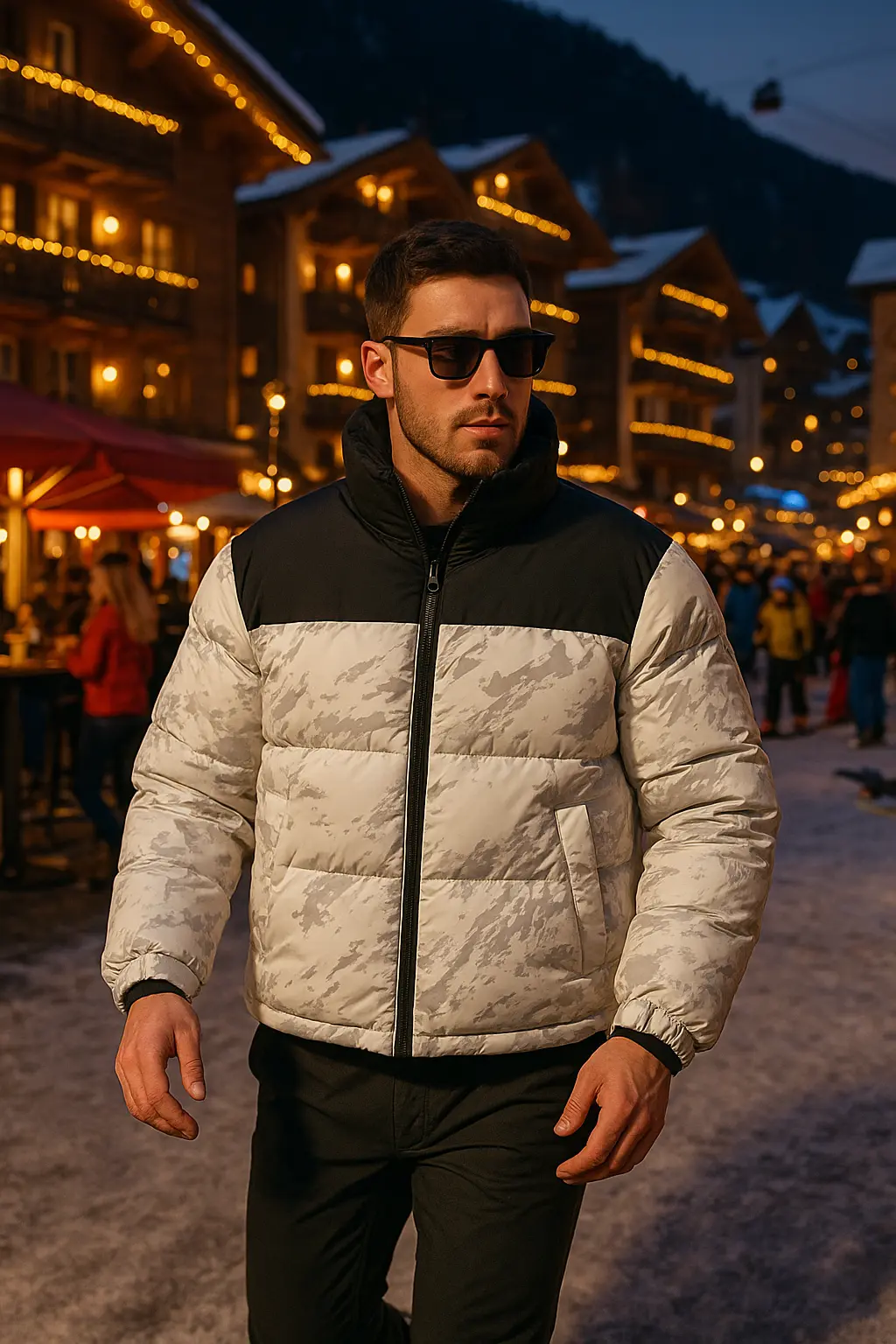 AURÉLIA Herren Winterjacke Winddicht - Verstärkte Polsterung Dropshipman