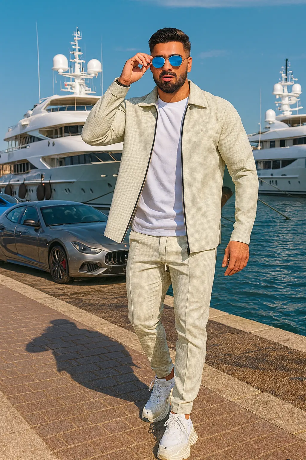 AURÉLIA Herrentracksuit modern Zweiteiler-Set Dropshipman