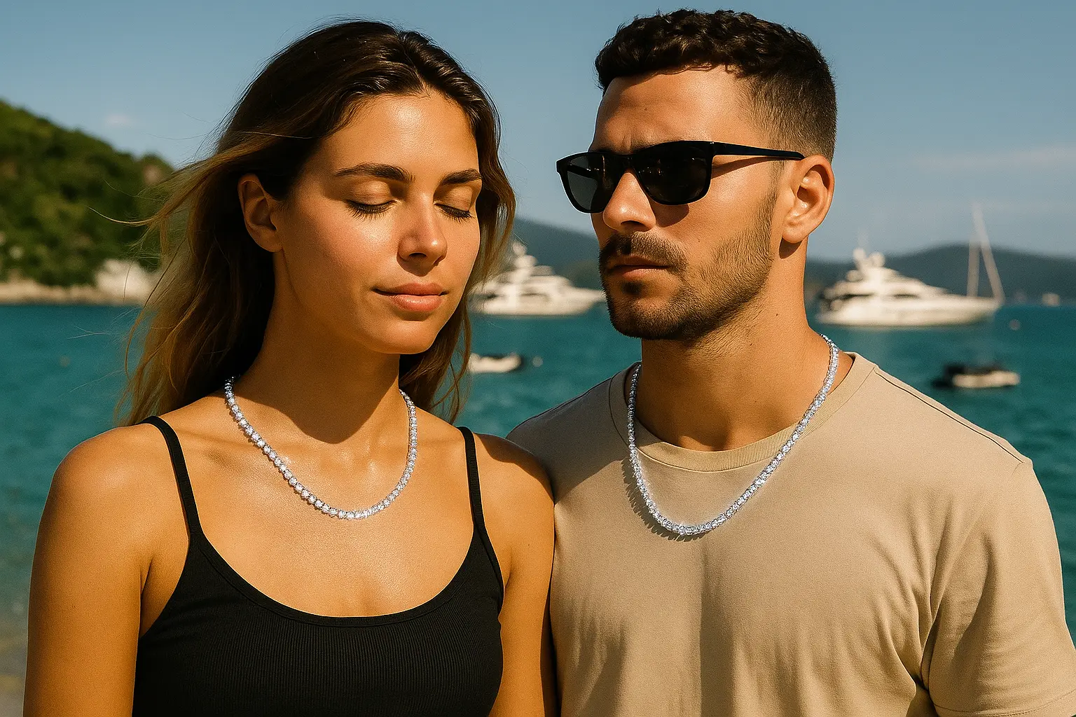 AURÉLIA Tennis-Halskette - Luxus & Bling Bling Dropshipman