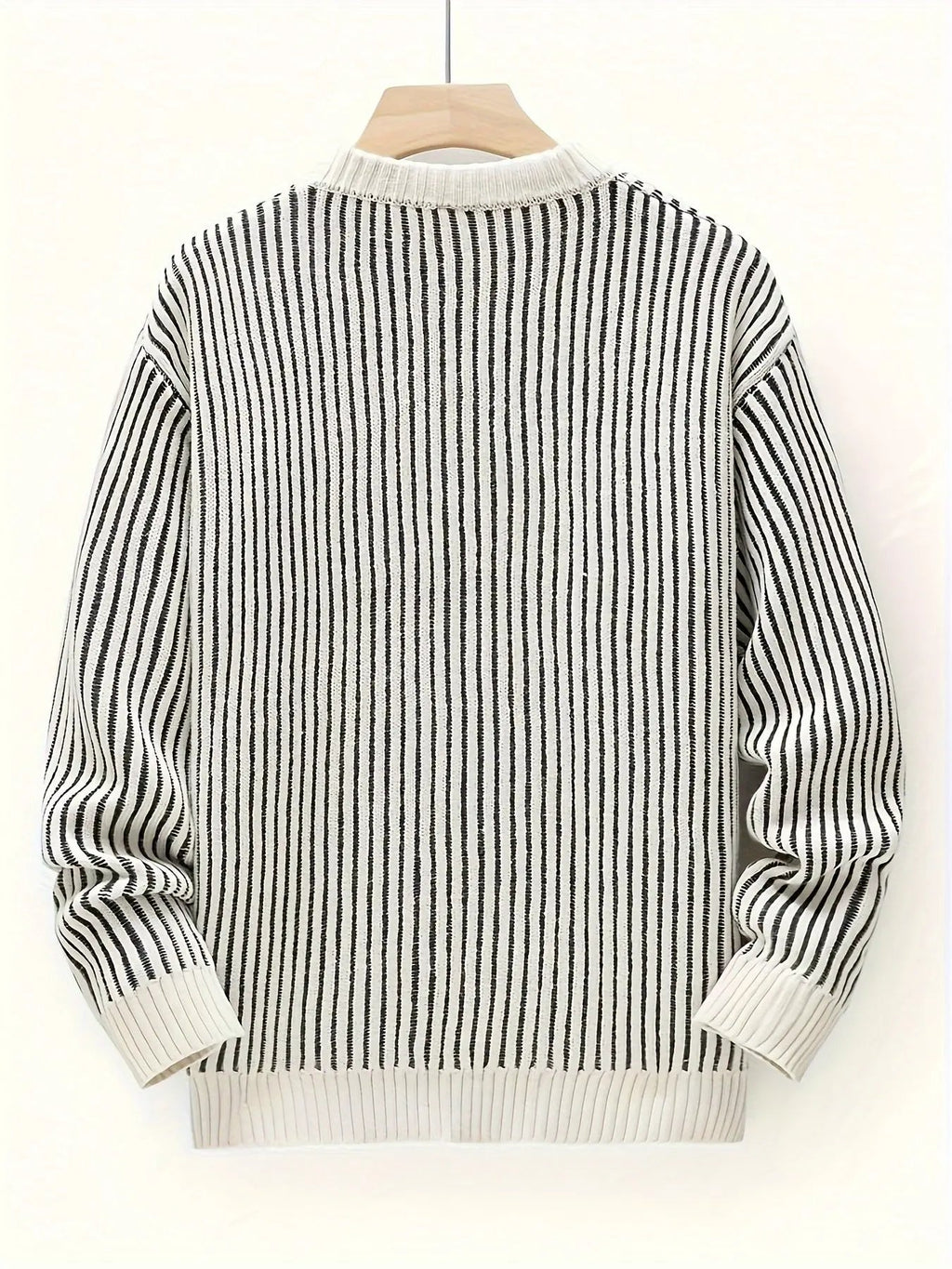 Herren Polyester Strickpullover mit Rundhalsausschnitt - Regular Fit für Herbst/Winter Dropshipman