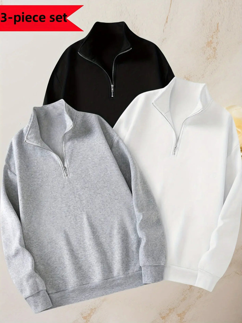 Herren Sportjacke (Dreiteiler-Stil) - Modern, Lässig & Sportlich Dropshipman