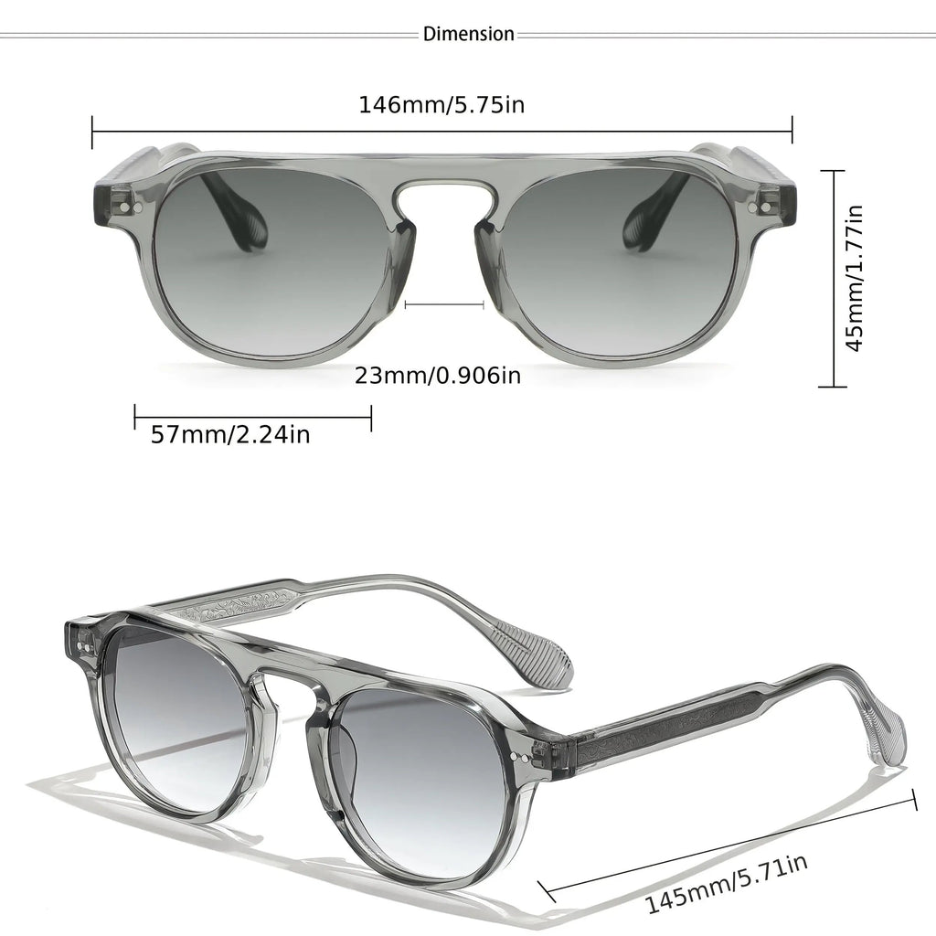 Moderne Vintage-Brille (Unisex) Dropshipman