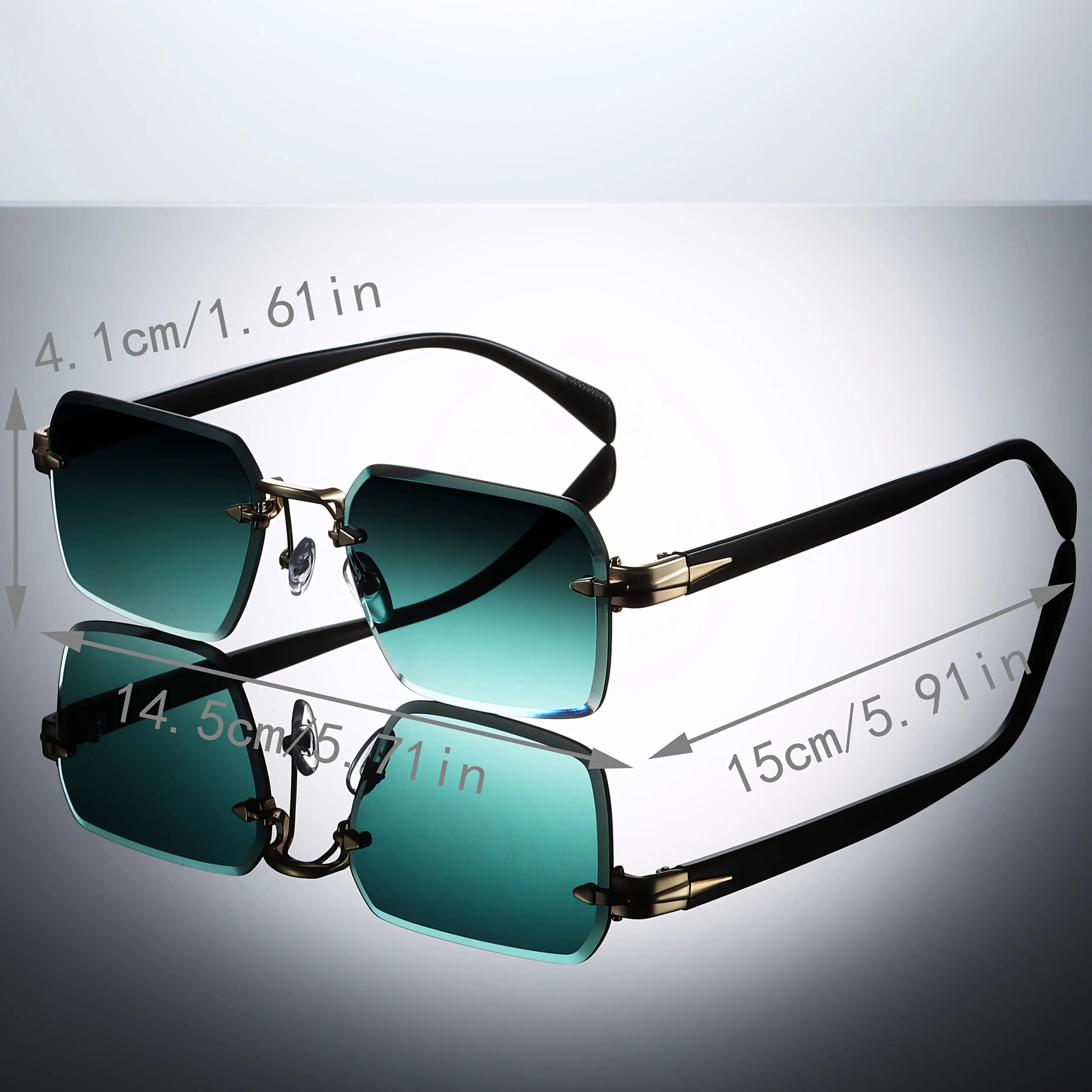 Moderne rahmenlose Brille (Unisex) - Vintage & Modern Dropshipman