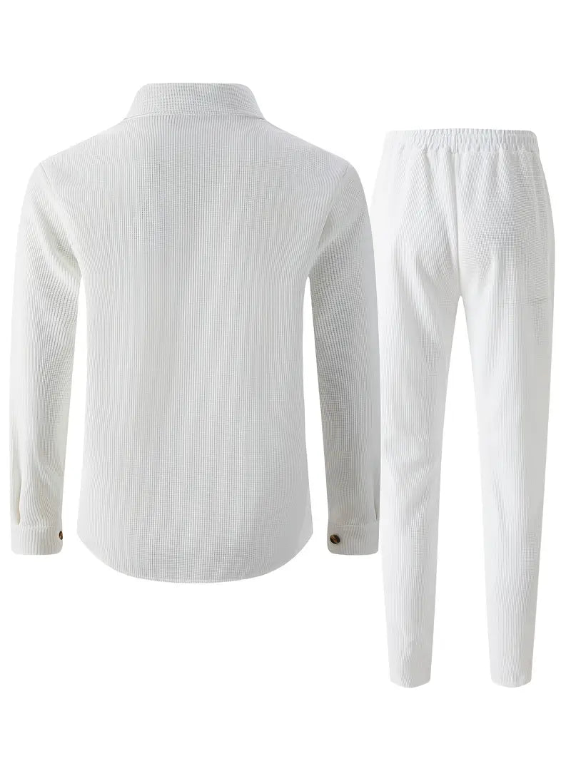 AURÉLIA 2 - teiliges Herren - Set (Langarmhemd + Hose) - AURÉLIA SWISS