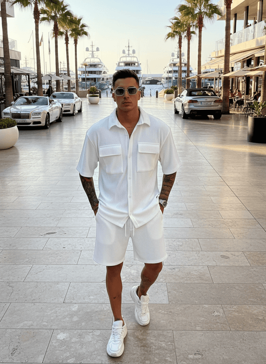 AURÉLIA 2 - teiliges Herren Sommer - Set (Hemd + Shorts) - AURÉLIA WEAR